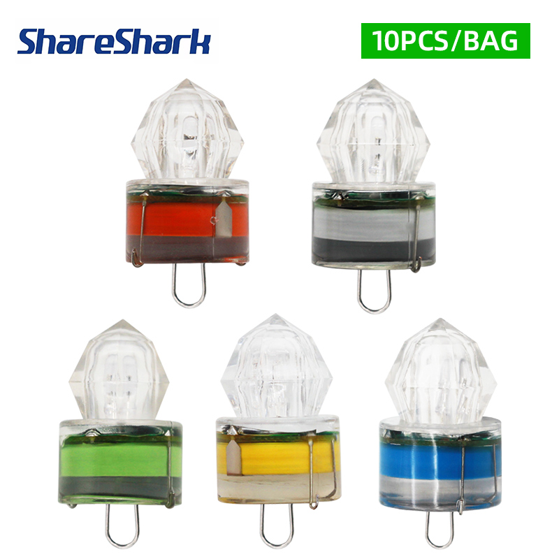 Fishing Bag Waterproof - ShareShark 10 adet/torba LED Balıkçılık Lambaları