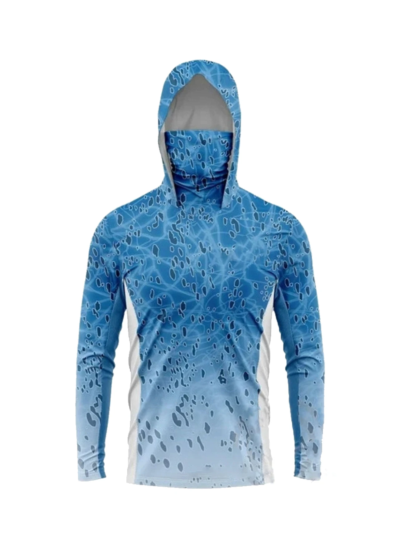 Fishing Hoodie - Erkek Uzun Kollu Balıkçı Kapüşonlu Üstü
