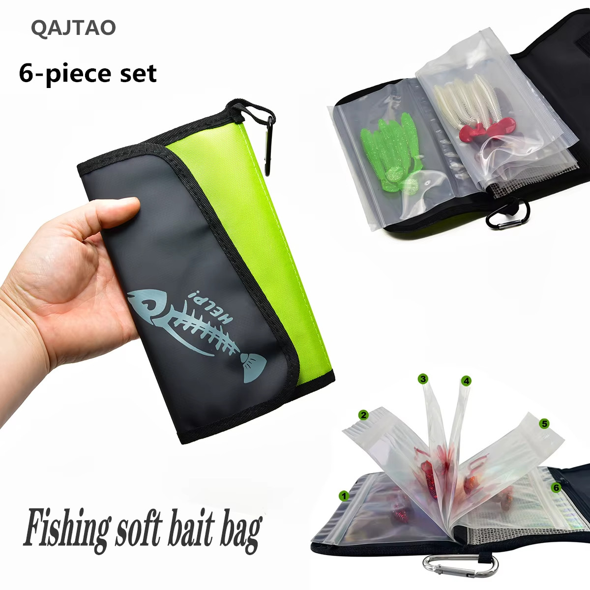 QAJTAO Luya Sahte Yem Çantası  - Fishing Bag Waterproof incelemesi ve fiyatı